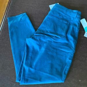 Pistola Hannah Cargo Skinny Pant. Teal green size 16